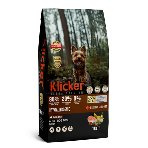 Klicker Mini Irk Yetişkin Köpek Maması Somonlu 12 kg ürün görseli