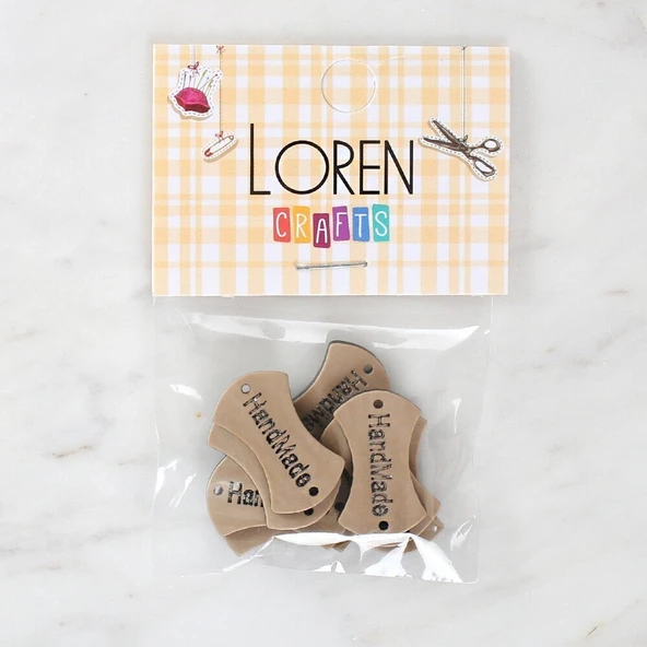 Loren Crafts Handmade 8'li Düğme - 1612 - Resim 2