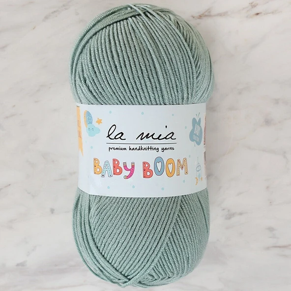 La Mia Baby Boom Yeşil El Örgü İpi - 493 - 34211 ürün görseli