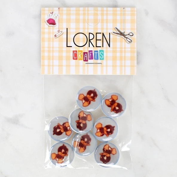 Loren Crafts 8'li Ördek Düğme - 1203 ürün görseli