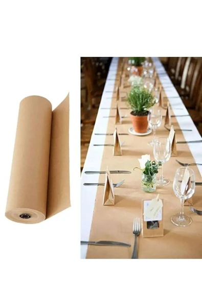 Enerji ambalaj Kraft Kağıt Rulo 50cm 20metre Ambalaj Ve Çeyiz Paketleme Kağıdı Çiçek Kağıdı - Resim 5