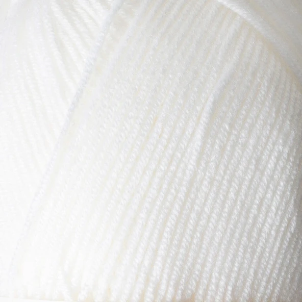 La Mia Baby Boom Beyaz El Örgü İpi - 10 - 34118 - Resim 2