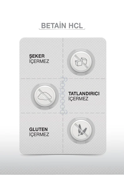 Goodday Betain Hcl Pepsin 60 Kapsül Besin Takviyesi - Resim 6