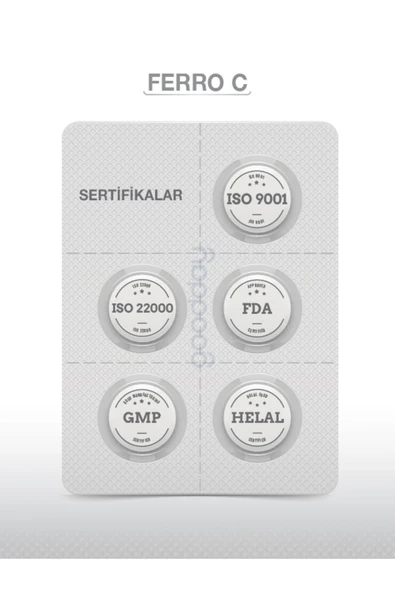 Goodday Ferro' C 17 Mg 60 Kapsül Takviye Edici Gıda - Resim 6