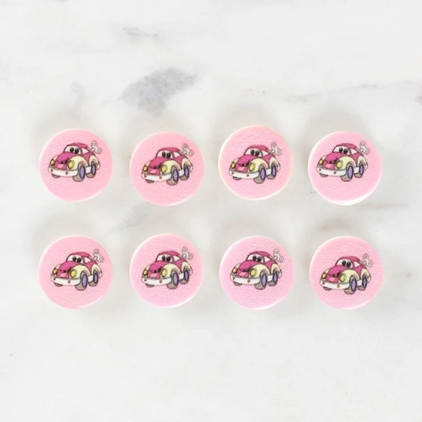 Loren Crafts 8'li Araba Düğme - 1029 - Resim 2