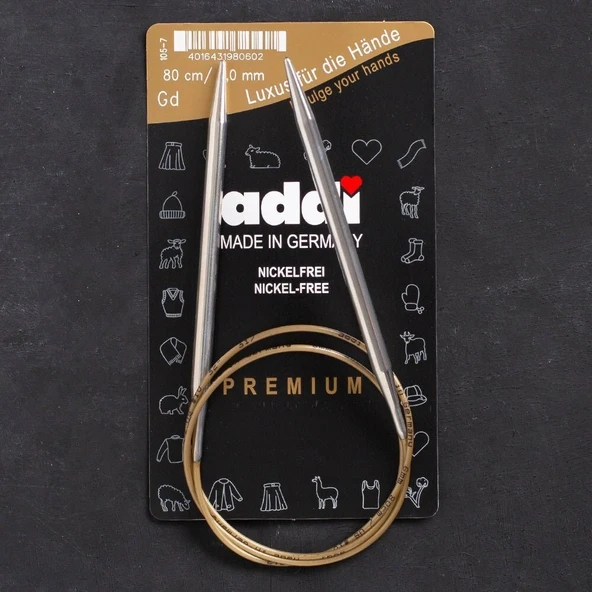 Addi 6mm 80cm Klasik Misinalı Şiş- 105-7 ürün görseli