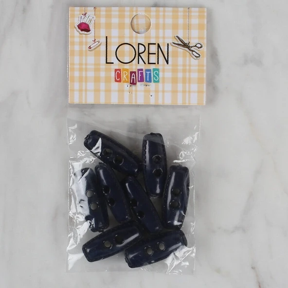 Loren Crafts lacivert 8 li çoban düğmesi - 95 ürün görseli