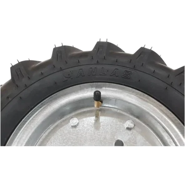 bluebee 4.00x8 Lastik + 32x250mm Mil + 3inç Jant dahil Çapa Makinesi Teker Takımı - Resim 4