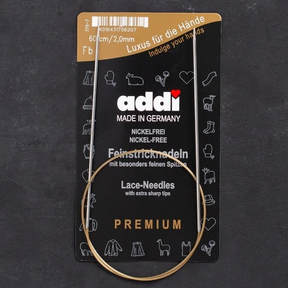 Addi 2mm 60cm Misinalı Dantel Şişi - 775-7 ürün görseli