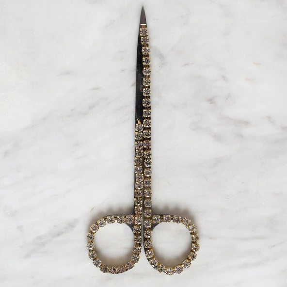 Loren Taşlı Söz Ve Nişan Makası - Gümüş ürün görseli