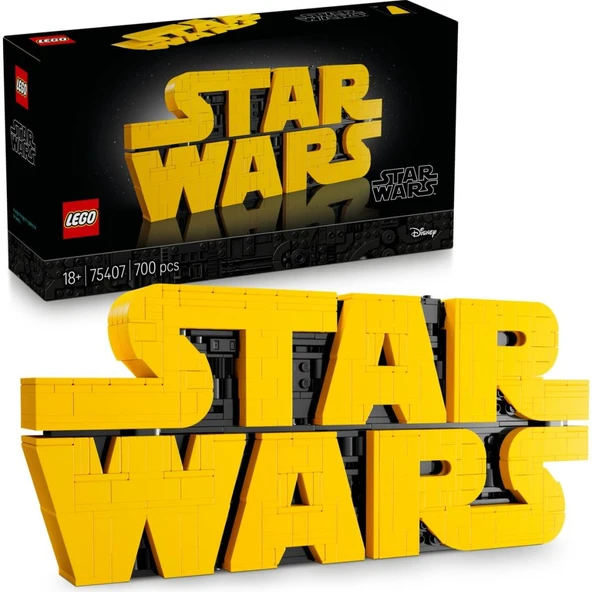 LEGO 75407 Star Wars™ Parçalarla Yapılan Star Wars™ Logosu ürün görseli 1