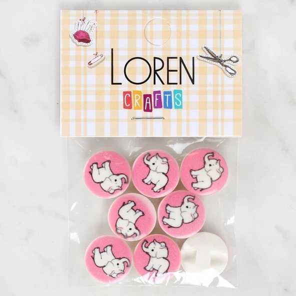 Loren Crafts 8'li Fil Düğme - 1041 ürün görseli
