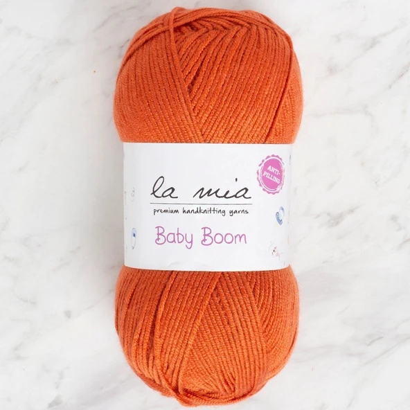 La Mia Baby Boom Kiremit Rengi El Örgü İpi - 1210 - 34130 ürün görseli