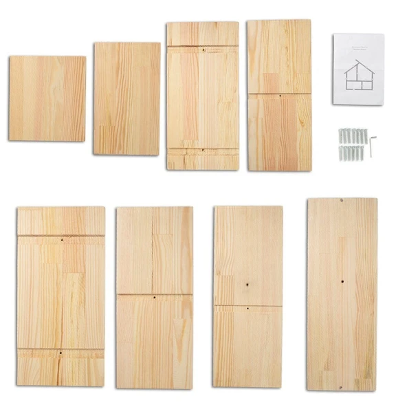 Hobi Baby Demonte Ahşap Oyun Evi - Resim 2