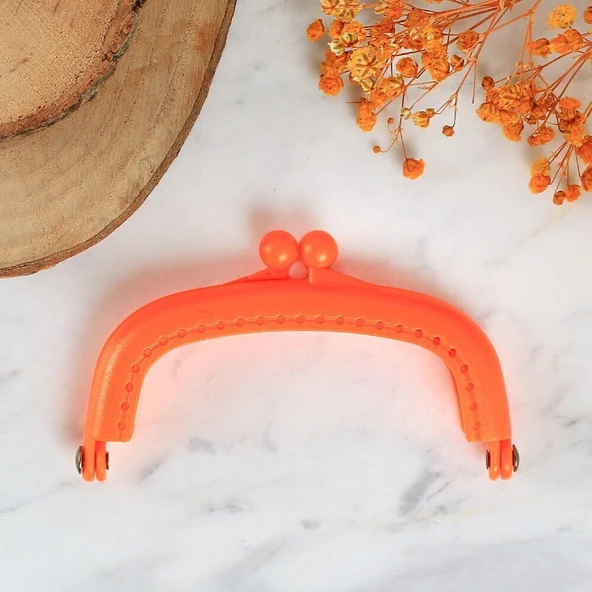 Loren Plastik Cüzdan Klipsi-Turuncu ürün görseli