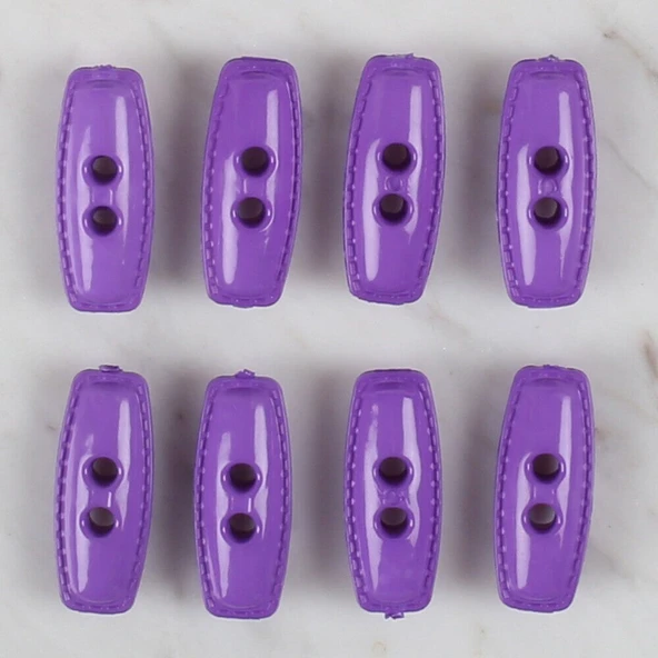 Loren Crafts mor 8 li çoban düğmesi - 90 - Resim 2