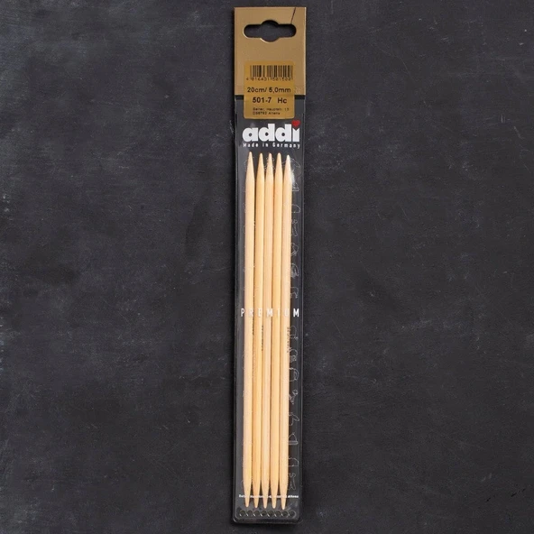 Addi Bambus 5mm 20cm Bambu Çorap Şişi - 501-7 ürün görseli