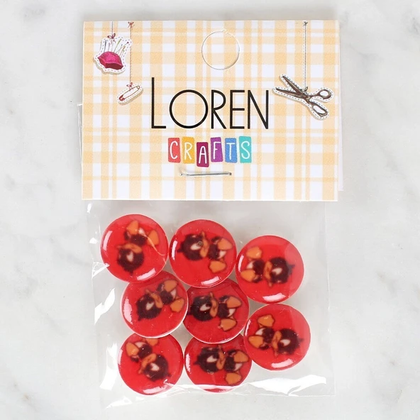 Loren Crafts 8'li Ördek Düğme - 1207 ürün görseli
