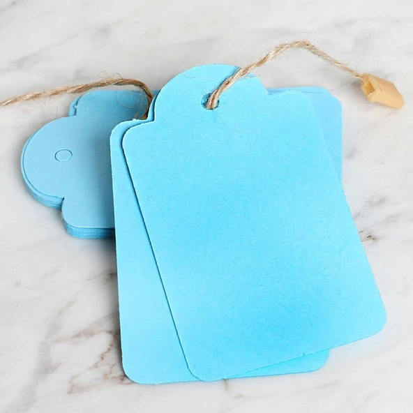 Loren 10'lu Mavi Etiket ve Klipsli Etiket İpi ürün görseli