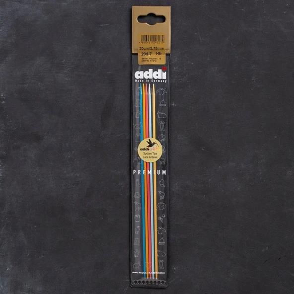 Addi Colibri 2,75mm 20cm Renkli Çorap Şişi - 204-7 ürün görseli