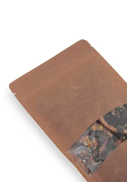 Kraft Pencereli Doypack 20x30x10 cm (50 Adet) - Resim 4