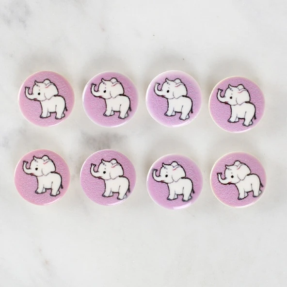 Loren Crafts 8'li Fil Düğme - 1040 - Resim 2