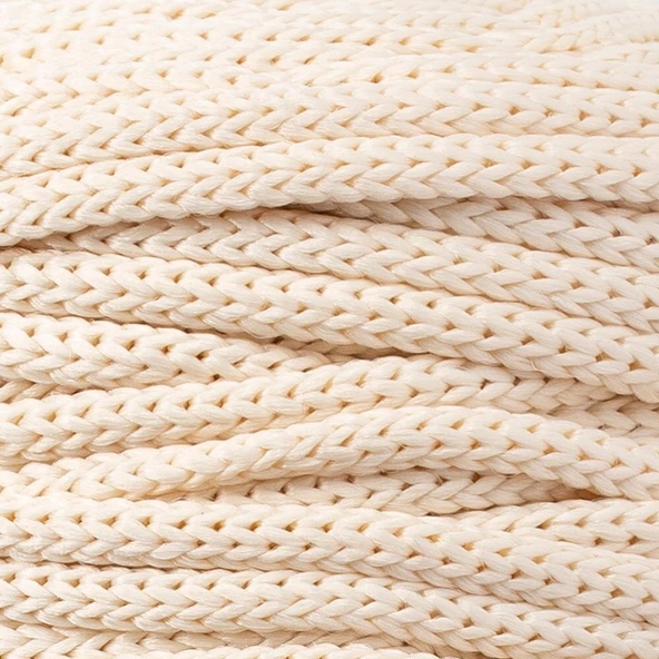 Loren XL Makrome Açık Bej El Örgü İpi - R040 - 33705 - Resim 2