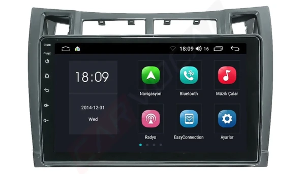 Navismart Multimedya - 4 Çekirdek İşlemci, 4GB RAM, 64GB HAFIZA Toyota Yaris (Kare) (2005-2012) ile uyumlu ürün görseli