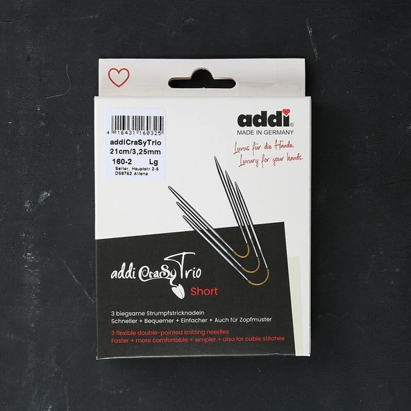 Addi CrasyTrio 3 lü 3,25 Mm 21 Cm Misinalı Çorap Ş ürün görseli