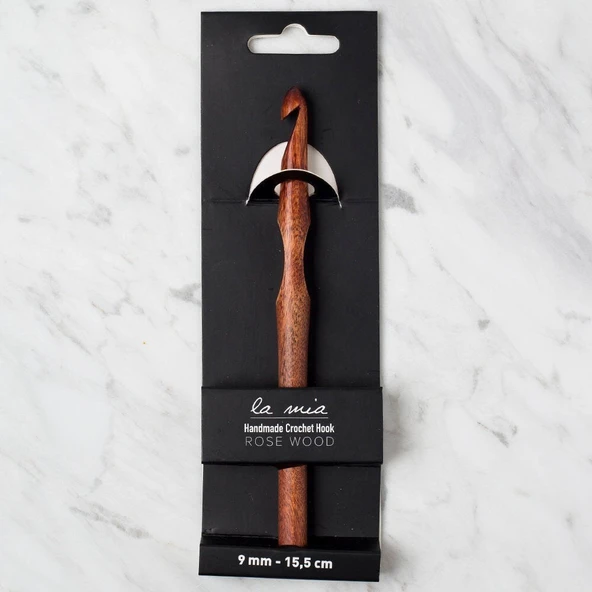 La Mia Rosewood 9 mm 15.5 cm Ahşap Yün Tığ ürün görseli