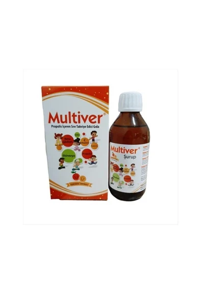 Multiver Portakal Aromalı Propolis Içeren Sıvı Takviye Edici Gıda ürün görseli