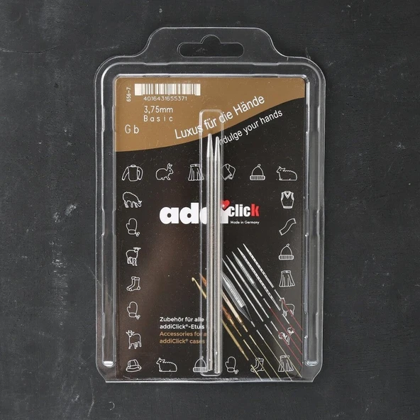 Addi Click Basic 3.75mm 13cm Misinalı Şiş Ucu - 65 ürün görseli