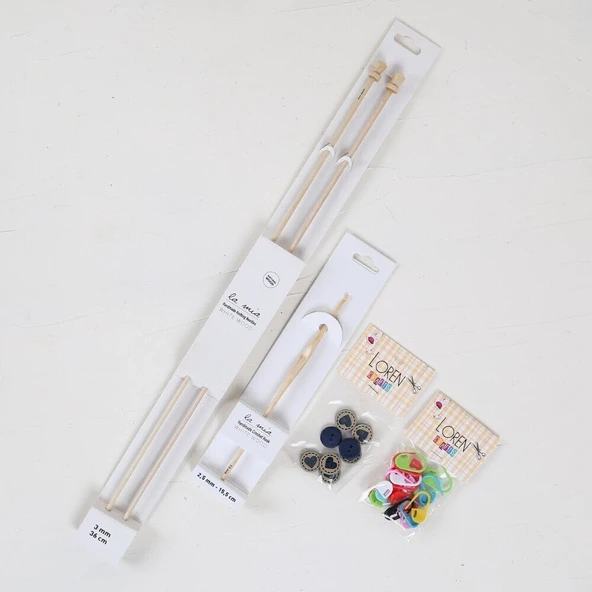 La Mia Mercerized Cotton Safir Seti - Resim 5