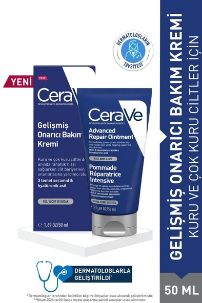 CeraVe Gelişmiş Onarıcı Bakım Kremi 50ml ürün görseli