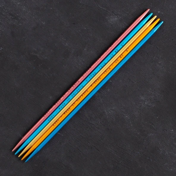 Addi Colibri 3,25mm 15cm Renkli Çorap Şişi - 204-7 - Resim 2