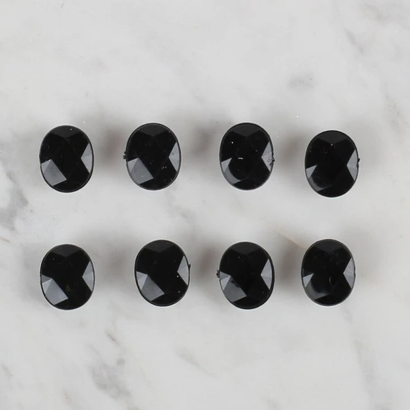 Loren Crafts siyah 8 li düğme - 230 - Resim 2