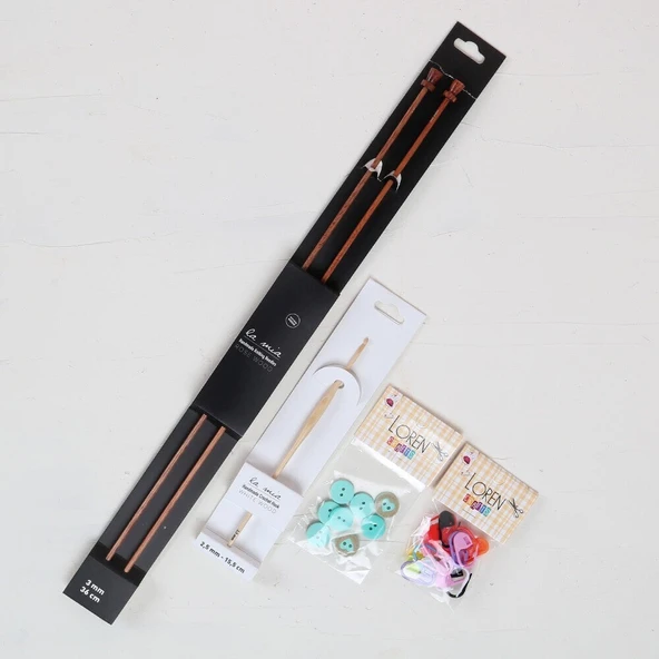 La Mia Mercerized Cotton Zümrüt Seti - Resim 5