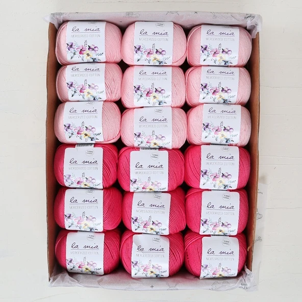 La Mia Mercerized Cotton Kuvars Seti - Resim 3