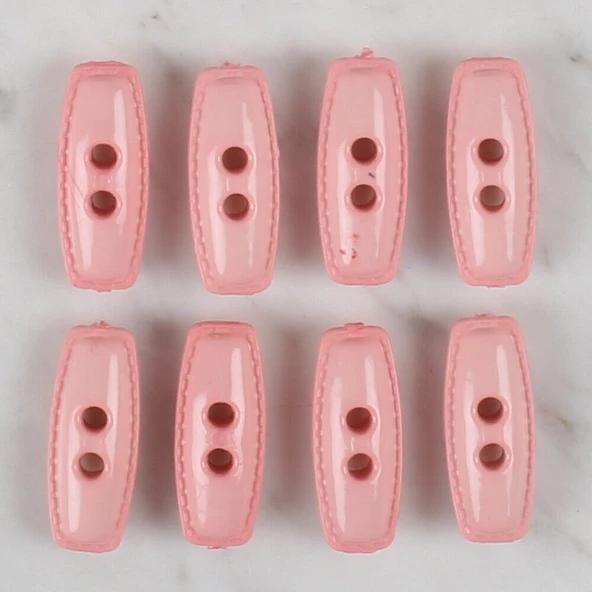 Loren Crafts pembe 8 li çoban düğmesi - 81 - Resim 2