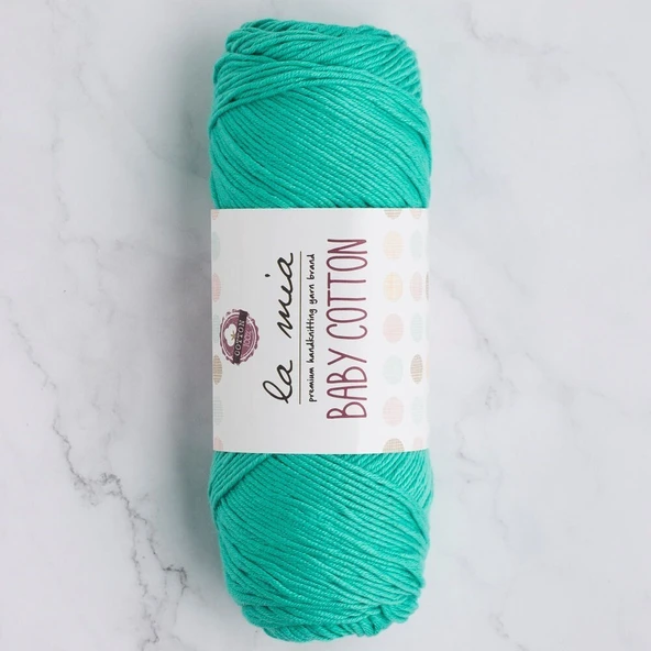 La Mia Baby Cotton Yeşil El Örgü İpi - L044 - 33653 ürün görseli