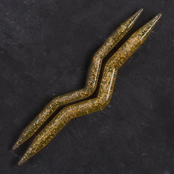 Addi Champagner 7mm ve 10mm Bükümlü Şiş - 482-7 - Resim 2