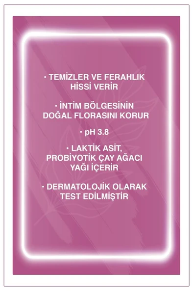 Bioder Hijyenik Intim Yıkama Jeli 200 ml - Probiyotik Içerikli Özel Formül - Resim 3