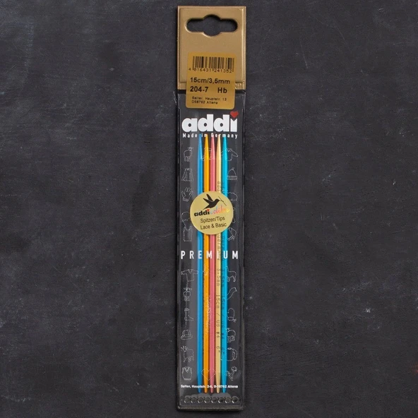 Addi Colibri 3,5mm 15cm Renkli Çorap Şişi - 204-7 ürün görseli