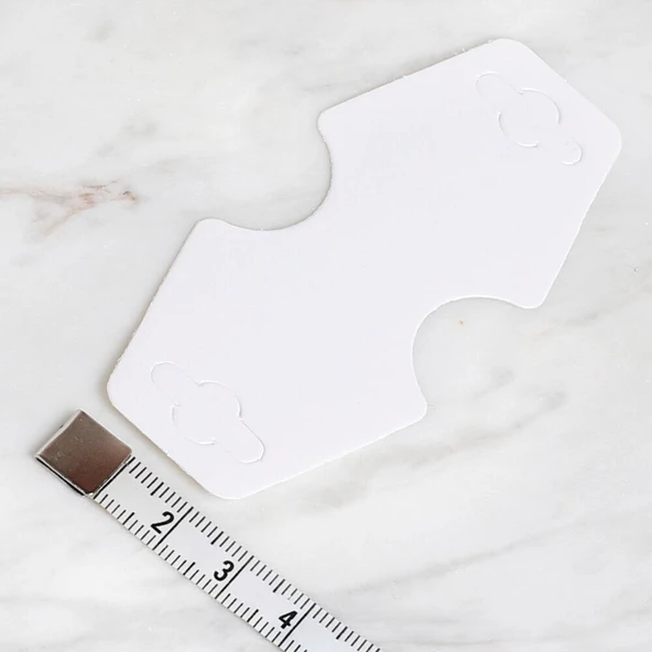 Loren 25'li Katlanabilir Beyaz Takı Kolye ve Bilek - Resim 2