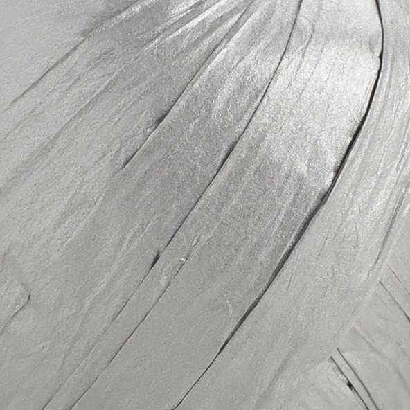 Loren Natural Raffia 30 gr Gümüş Kağıt İp - Resim 2