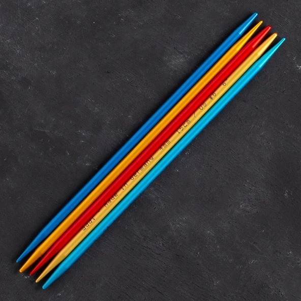 Addi Colibri 4mm 15cm Renkli Çorap Şişi - 204-7 - Resim 2