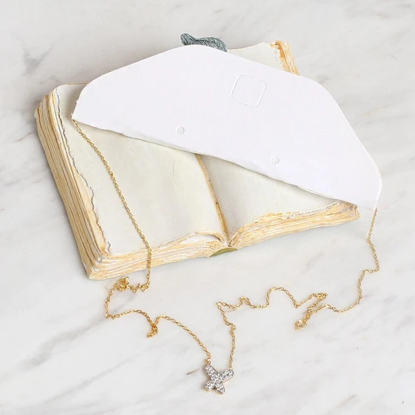 Loren 25'li Beyaz Takı Kolye Kartı ürün görseli