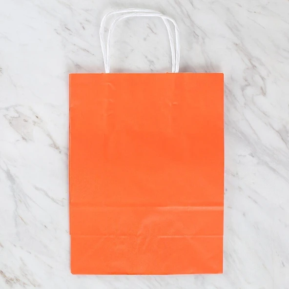 Loren 18x8x24 cm Turuncu Kraft Çanta ürün görseli