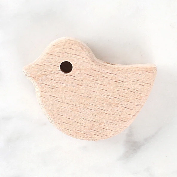 Loren Crafts Kuş Figürlü Ahşap Boncuk ürün görseli