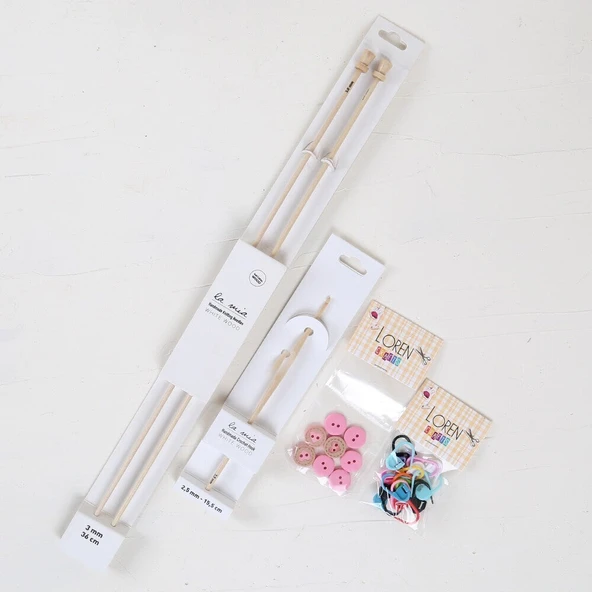 La Mia Mercerized Cotton Kuvars Seti - Resim 5